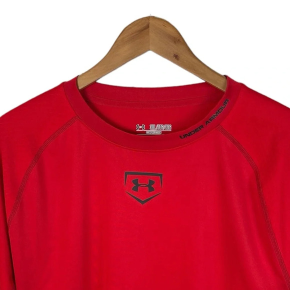 LS331 Men’s Under Armour Heat Gear Compression 3/4 Sleeve LS Shirt 3XL - Picture 3 of 6